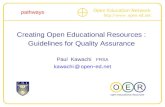 Open Education Network http :// www. open - ed. net Creating Open Educational Resources : Guidelines for Quality Assurance --------------------------------------------------------------------------