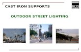 CAST IRON SUPPORTS OUTDOOR STREET LIGHTING. SUPPORTS OF CAST IRON TO OUTDOOR STREET LIGHTING 1.Classification: As per application As per materials 2.Manufacturing.