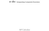 U-du : Integrating Composite Functions AP Calculus.
