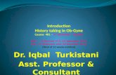 Dr. Iqbal Turkistani Asst. Professor & Consultant.