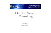 LG-EDS System Consulting Oct 20-21 Sung-Ik Son eND/ISS (eb1) eND/ISS (eb1) eND/ISS (eb2) eND/ISS (eb2) cluster wds1 wds2 wds3 wds4 128.2.104.21 128.2.104.32.