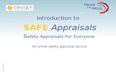 Copyright SIEP B.V. Introduction to SAFE Appraisals S afety Appraisals For Everyone An online safety appraisal service.