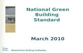 National Green Building Standard March 2010. OVERVIEW NAHB Research Center National Green Building Standard Green Approved Products 2.
