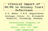 Clinical Impact of PK/PD in Urinary Tract Infections K.G. Naber, F.M.E. Wagenlehner Urologic Clinic, St. Elisabeth Hospital, Straubing, Germany Inernational.