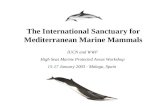 The International Sanctuary for Mediterranean Marine Mammals IUCN and WWF High Seas Marine Protected Areas Workshop 15-17 January 2003 - Malaga, Spain.