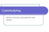 Cyberbullying What schools and parents are doing..