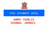 For student only ARMY PUBLIC SCHOOL JHANSI Identifying Classwise & Subjectwise Topics for NDA Topics covered in Class XI Weight ageTopics covered in.