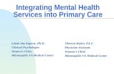 Integrating Mental Health Services into Primary Care Linda Van Egeren, Ph.D. Clinical Psychologist Women’s Clinic Minneapolis VA Medical Center Theresa.