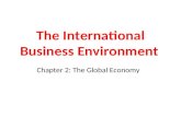 The International Business Environment Chapter 2: The Global Economy.