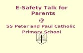 E-Safety Talk for Parents @ SS Peter and Paul Catholic Primary School.