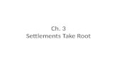 Ch. 3 Settlements Take Root. monarchs Rulers, kings, queens, ect.