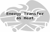 Energy Transfer as Heat. S8P2 d. Describe how heat can be transferred through matter by collisions of atoms (conduction) or through space (radiation).