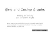 Next  Back Esc Sine and Cosine Graphs Reading and Drawing Sine and Cosine Graphs Some slides in this presentation contain animation. Slides will be more.
