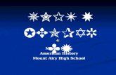UNIT X JEOPARDY Mr. H. Mayo American History Mount Airy High School.