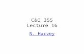 C&O 355 Lecture 16 N. Harvey TexPoint fonts used in EMF. Read the TexPoint manual before you delete this box.: AA A A A A A A A A.