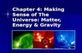 Chapter 4: Making Sense of The Universe: Matter, Energy & Gravity.