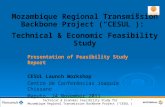 © Vattenfall AB 1 Technical & Economic Feasibility Study for Mozambique Regional Transmission Backbone Project (“CESUL”) Mozambique Regional Transmission.