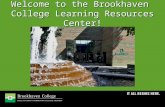 Welcome to the Brookhaven College Learning Resources Center!