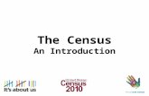 The Census An Introduction. About The Census The Census, which is mandated by the U.S. Constitution, is taken every 10 years. It counts all residents,