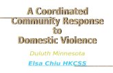 Duluth Minnesota Elsa Chiu HKCSS. The Duluth Model Background 1970s First shelter opened in the States Advocacy groups, the press, lawmakers, researchers,