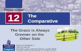 The Comparative The Grass is Always Greener on the Other Side 12 Focus on Grammar 2 Part XII, Unit 40 By Ruth Luman, Gabriele Steiner, and BJ Wells Copyright.