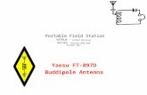 Portable Field Station VA7RLW - Richard Wodzianek VA7JFX – Nicholas Wodzianek November 2014 Yaesu FT-897D Buddipole Antenna.