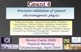 Precision validation of Geant4 electromagnetic physics Katsuya Amako, Susanna Guatelli, Vladimir Ivanchenko, Michel Maire, Barbara Mascialino, Koichi Murakami,