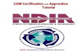 2005 CDM Certification and Apprentice Programs The NDIA Process CDM Certification and Apprentice Programs The NDIA Process CDM Certification and Apprentice.