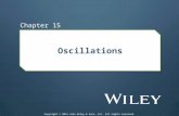 Oscillations Chapter 15 Copyright © 2014 John Wiley & Sons, Inc. All rights reserved.