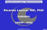Ricardo Lasmar MD, PhD GINENDO UNESP - UERJ ricardo@lasmar.com.br Lasmar Hysteroscopic Myomectomy.