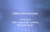 CBM slow controls 13.04.2010 CBM collaboration meeting DAQ work group 13.04.2010 CBM collaboration meeting DAQ work group Burkhard Kolb GSI1.