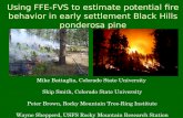 Using FFE-FVS to estimate potential fire behavior in early settlement Black Hills ponderosa pine Mike Battaglia, Colorado State University Skip Smith,