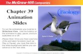 Copyright © The McGraw-Hill Companies, Inc. Permission required for reproduction or display. Chapter 39 Animation Slides To run the animations you must.