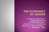 Program Magister Kependudukan & Ketenagakerjaan Universitas Indonesia Ekonomi Kependudukan, 13 Desember 2011.