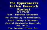 Zoe Power Prof. Heather Waterman The University of Manchester. Prof. Henry Kitchener Central Manchester Hospitals NHS Trust. The Burdett Trust for Nursing.