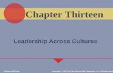 Leadership Across Cultures Chapter Thirteen McGraw-Hill/Irwin Copyright © 2012 by The McGraw-Hill Companies, Inc. All Rights Reserved.
