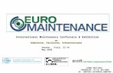 International Maintenance Conference & Exhibition Verona, Italy, 12-14 May 2010 on Industries, Facilities, Infrastructures on Industries, Facilities, Infrastructures.