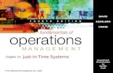 F O U R T H E D I T I O N Just-in-Time Systems © The McGraw-Hill Companies, Inc., 2003 chapter 14 DAVIS AQUILANO CHASE PowerPoint Presentation by Charlie.