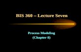 BIS 360 – Lecture Seven Process Modeling (Chapter 8)