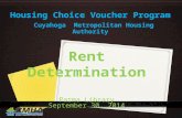 Housing Choice Voucher Program Cuyahoga Metropolitan Housing Authority Rent Determination Parma Library September 30, 2014.