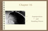 Chapter 16 4 Superposition 4 and 4 Standing Waves.