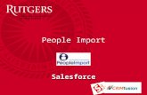 People Import Salesforce. Unit Name People Import PeopleImport is a stand alone Windows based program that is designed to allow the end user to develop.