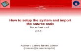 How to setup the system and import the source code For xchart tool (v0.1) Author : Carlos Neves Júnior (cneves@ic.unicamp.br)cneves@ic.unicamp.br.