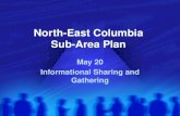 North-East Columbia Sub-Area Plan May 20 Informational Sharing and Gathering.
