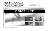 Pemko PriceBook 2011