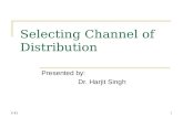 Channel Considerations (2)