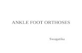 ANKLE FOOT ORTHOSES