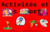 Les Activités et Les Sports Copyright 2011 – .