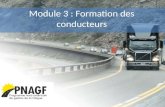 Module 3 : Formation des conducteurs. Introduction.