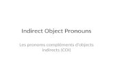 Indirect Object Pronouns Les pronoms compléments dobjects indirects (COI)